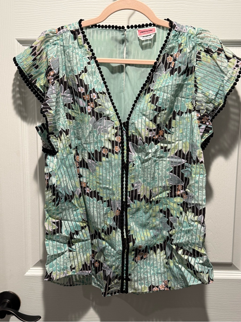NWOT Kate Spade new york Dahlia Bloom Burnout Top - Picture 2 of 3